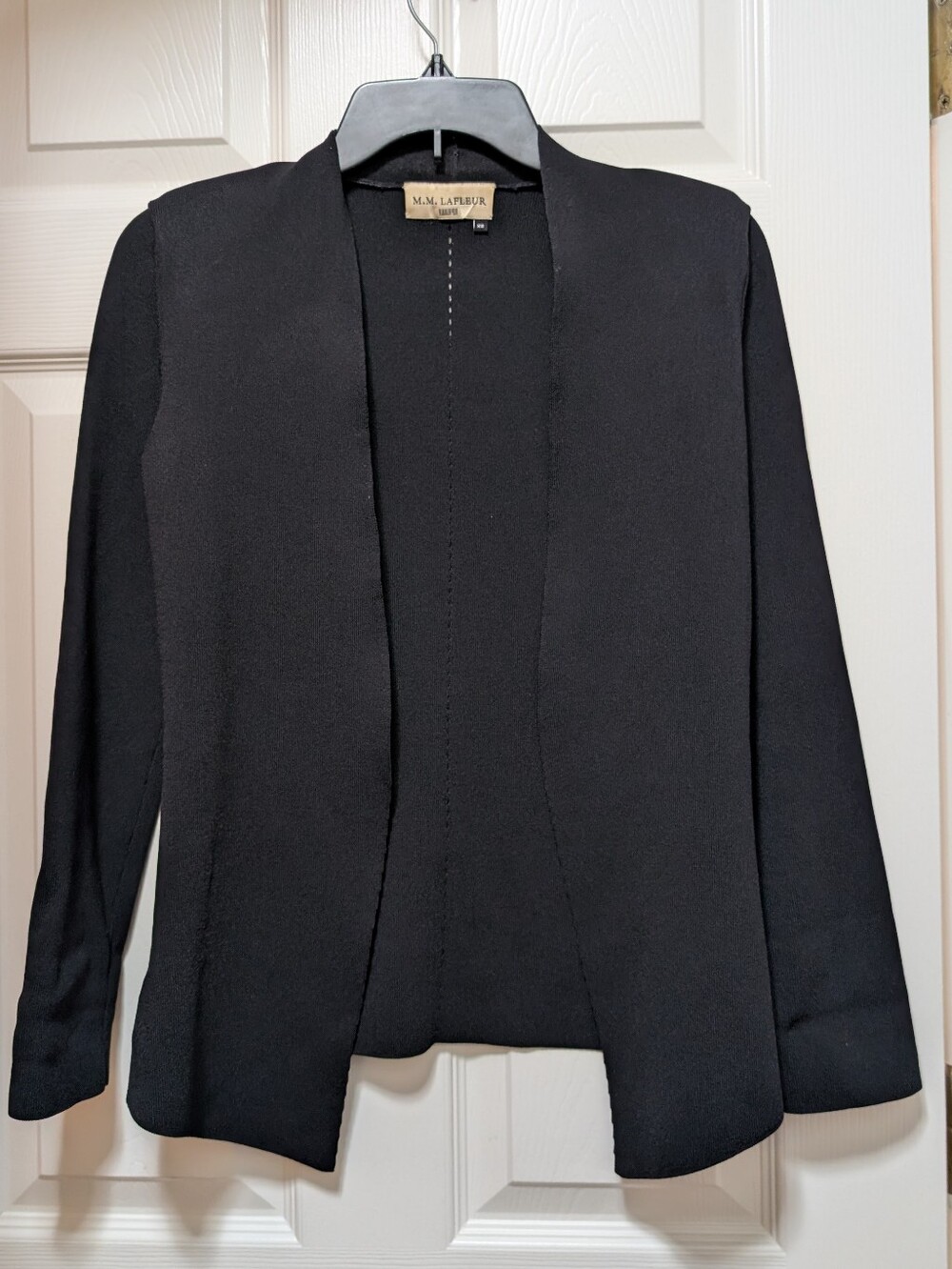 MM LAFLEUR Woolf jardigan Cardigan jacket size XS Black